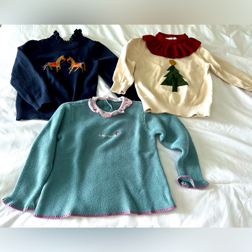 Multiple sweaters sizes 2/3t